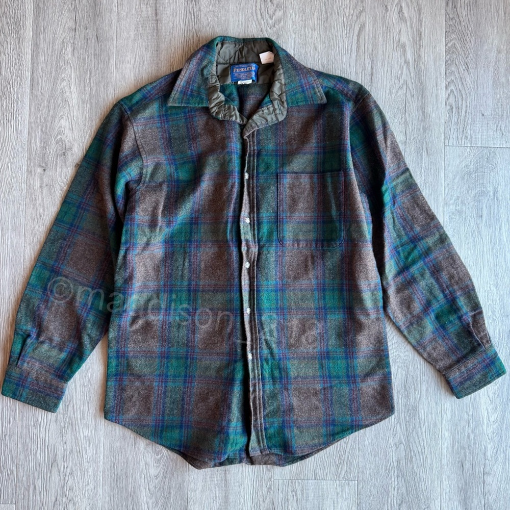 Pendleton Vintage Wool Button Up Size Medium - image 7